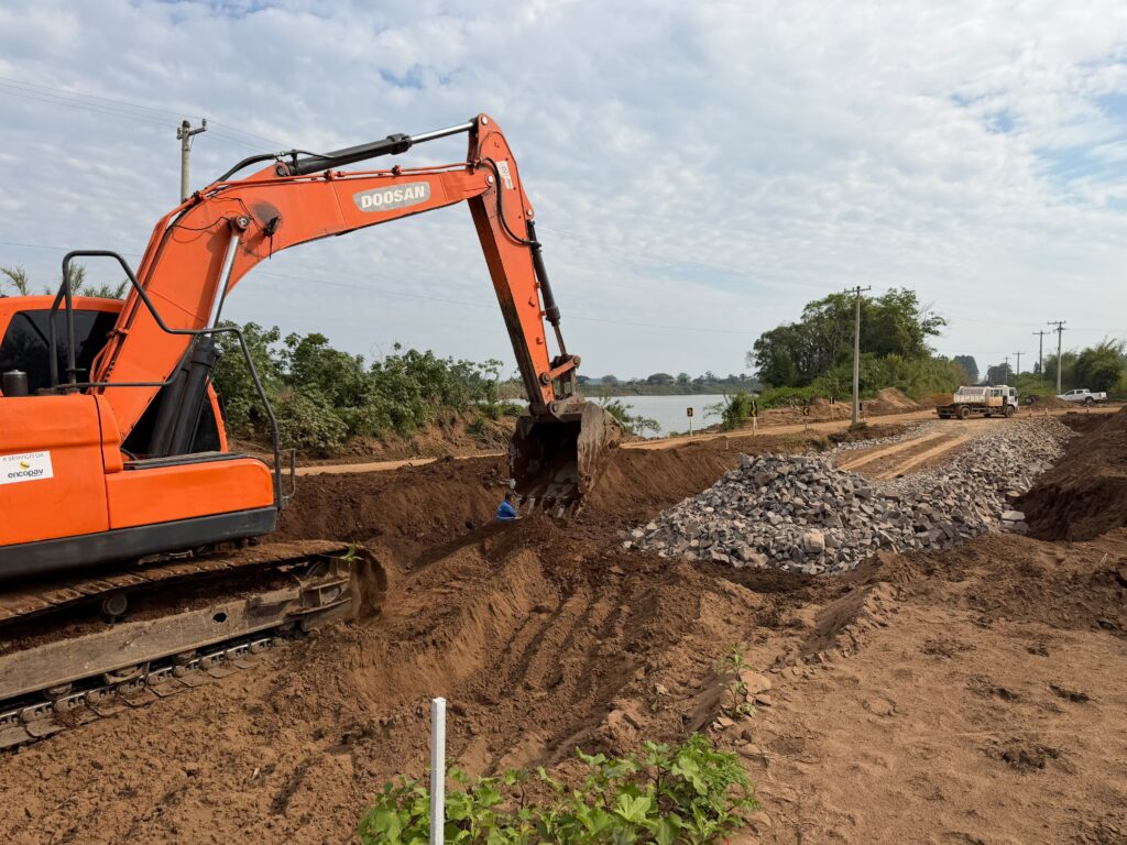 ​Obras na Curva da Demanda avançam e novo traçado da ERS-130 começa a ganhar forma